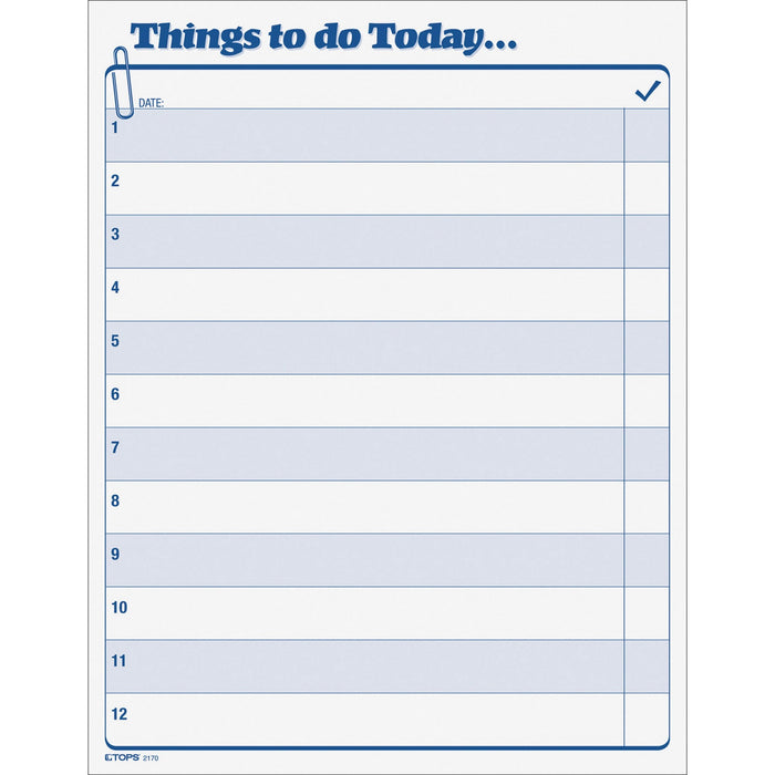 TOPS Things To Do Today Pad